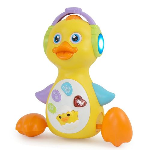 Jouet Musical Bébé Canard, Jouet Bébé Interactif D'apprentissage, Avec Musique Et Lumières Pour Bébé - Couleur Aléatoire