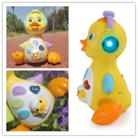 Canard Dansant, Jouet De Canard Dansant, Jouet De Canard Musical – Jouet De Canard Dansant Interactif, Jouet De Marche Et De Danse Avec Lumières LED Et Musique, Canard Dansant Lumineux À Rabat