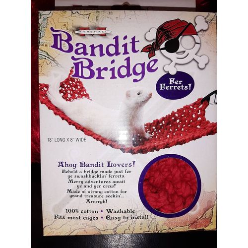 Hamac Bandit Bridge Pour Furets Ou Autres Petits Animaux 100% Coton