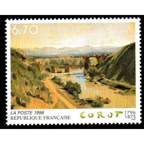 Timbre France 1996 Corrot