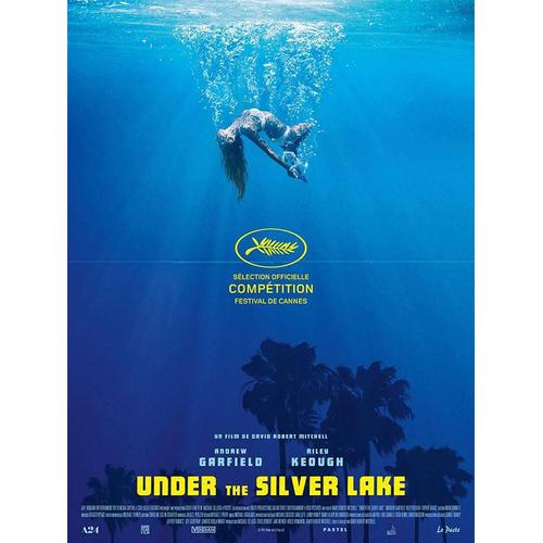 Under The Silver Lake - Véritable Affiche De Cinéma Pliée - Format 40x60 Cm - De David Robert Mitchell Avec Andrew Garfield, Riley Keough, Topher Grace - 2018