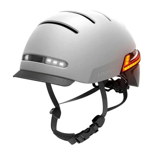 Casque Pour Trottinette Électrique Quick Media Livall Bh51m L Gris