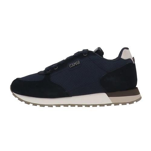 Chaussures Mode Ville Colmar Travis Drill Navy Chocolate Bleu Marine