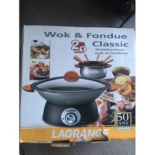 Wok et fondue bois et clair LAGRANGE 