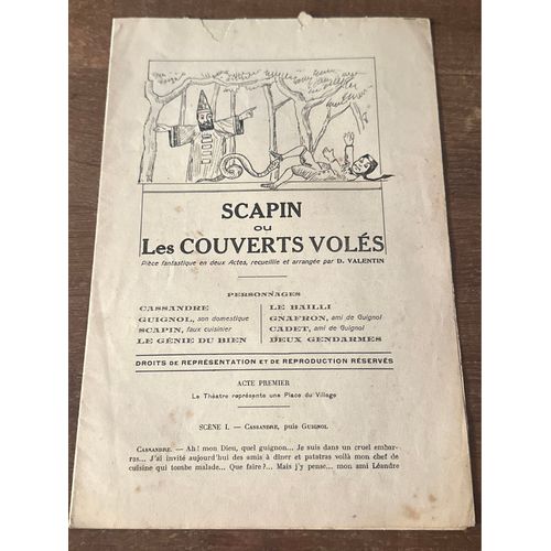 Scapin Ou Les Couverts Voles Guignol