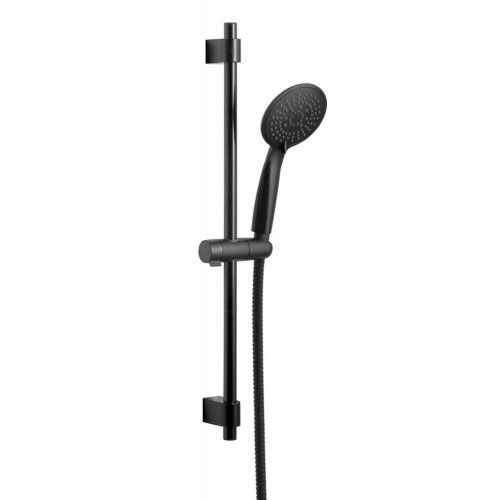 Barre de douche noire mat - 66 cm - douchette 5 jets - Young WENKO