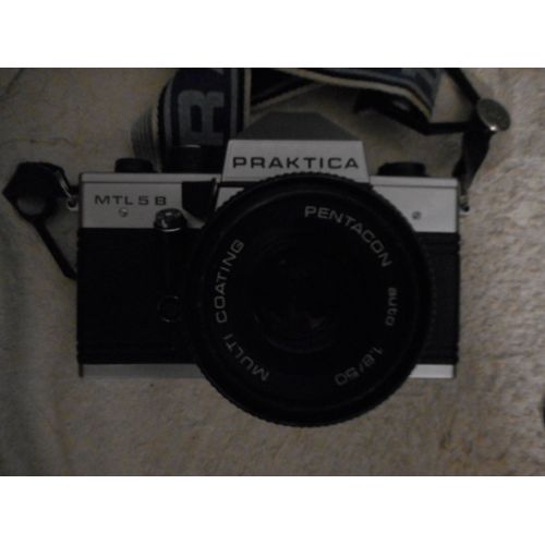 APPAREIL PHOTO PRAKTICA MTL5B AVEC OPTIQUE PENTACON 1.8 50MM