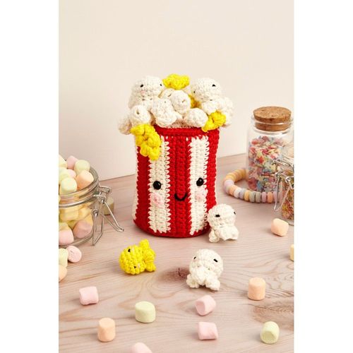 Kit Crochet Amigurumi Pop-Corn - Dmc : Un Projet Créatif Et Gourmand Multicolore