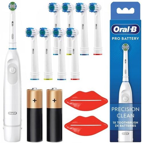 Oral-B Db5 Pro White Brosse À Dents Électronique Rechargeable + 8 Têtes De Brossage De Remplacement 