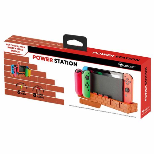Subsonic - Power Station - Base De Rangement Et De Recharge Pour Console Et Accessoires Nintendo Switch