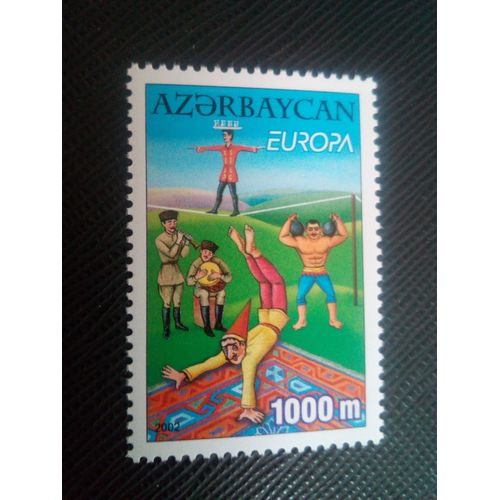 Timbre Azerbaidjan Y T 431 Europa (C.E.P.T.) - Cirque 2002 ( 091206 )
