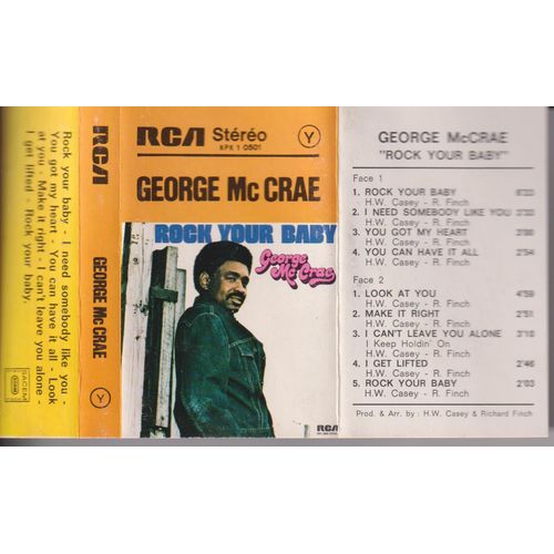 George Mc Crae Rare K7 Cassette Audio