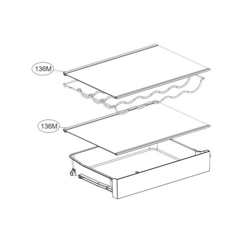 Etagère LG (repère 136M) AHT74973923