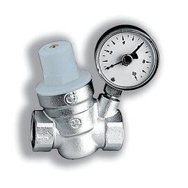 QWORK® DN20 Reducteur de pression d'eau en laiton avec manomètre