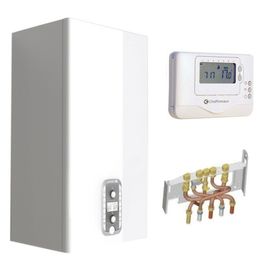 Chaudière Gaz Basnox Urbia Nox Chaffoteaux 24 Kw Cheminée Complète (douilles + Dosseret) Avec Thermostat Filaire