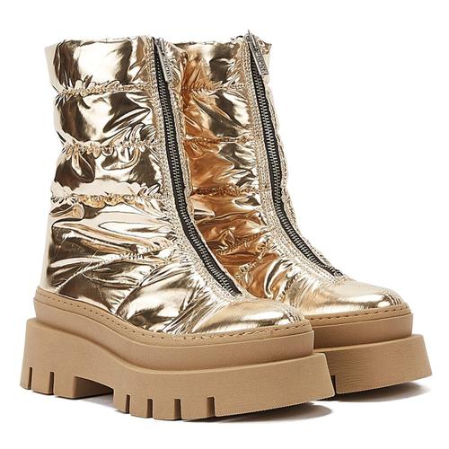 Bronx Evi Ann Puffer Bottes Champagne