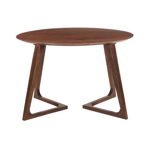 Table Design Ronde En Bois Massif L115 Cm Bandol