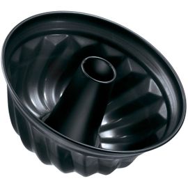 Zenker 6527 Moule À Kouglof, Moule À Kougelhopf, Moule À Brioche, Moule À Gâteau, Acier, Noir, 25 X 25 X 11,5 Cm