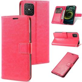 Etui Coque Compatible Xiaomi Redmi S2 Cover Housse Portefeuille¿2x¿Verre Trempe,3 Fente Pour Carte Fermeture Magnetique Portable 360°Protection Antichoc Stand Cuir Premium Pc Coque,Rose Rouge