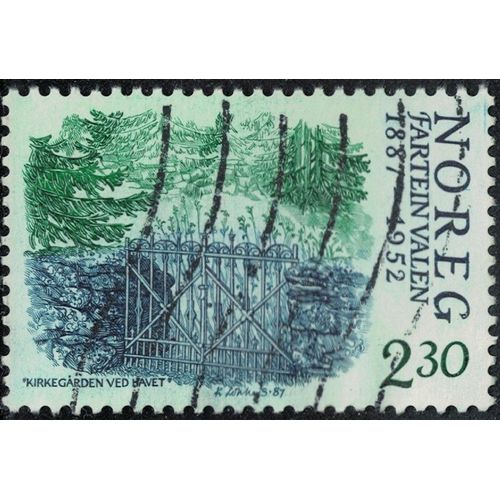 Norvège 1987 Oblitéré Used Musique Fartein Valen Compositeur Y&t No 929 Su