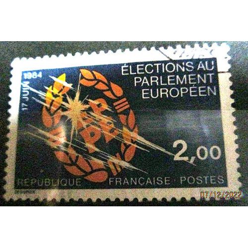 1984. F2306: 2èmes Élections Au Parlement Européen.