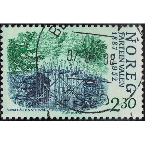Norvège 1987 Oblitéré Used Musique Fartein Valen Compositeur Y&t No 929 Su