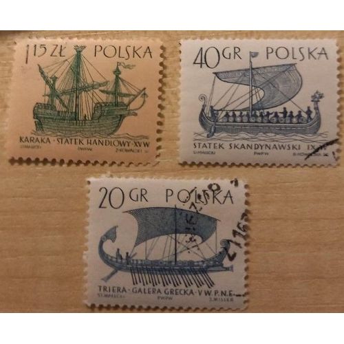 Un Lot De 3 Timbres Polonais, Un De 1,15 Zt Consacré À Karaka.