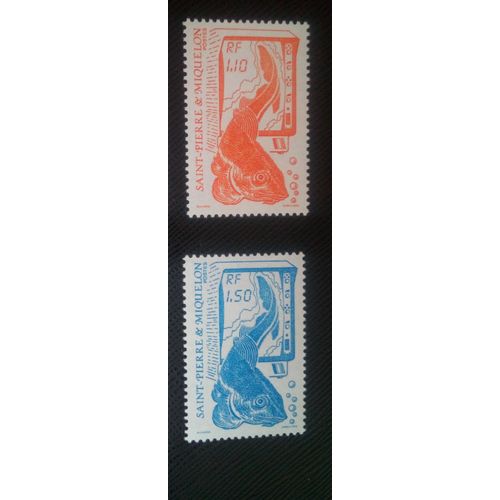 Timbre Saint Pierre Et Miquelon Y T 480 / 481 Méthode De Détection Moderne 1987 ( 101206 )