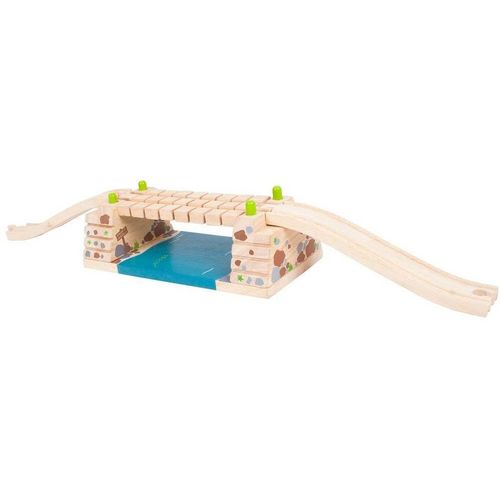 Bigjigs Rails De Train En Bois - Pont À Hochets