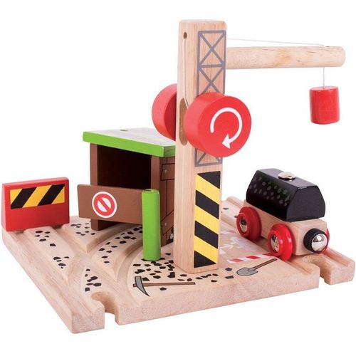 Bigjigs Train Rails En Bois - Mine De Charbon