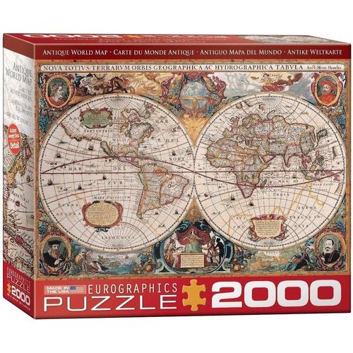 Carte Du Monde Ancienne D'eurographics (2000)