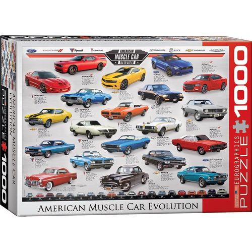 Eurographics Puzzle American Muscle Car Evolution - 1000 Pièces