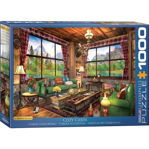Puzzle Eurographics Cabine Douillette - Dominic Davison - 1000 Pièces