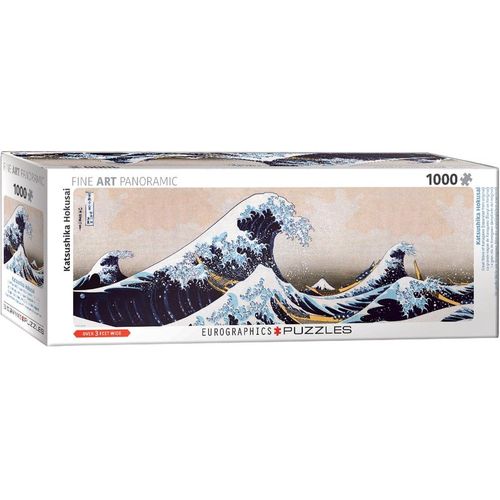 Casse-Tête Eurographics Grande Vague De Kanagawa - Panorama De Katsushika Hokusai - 1000 Pièces