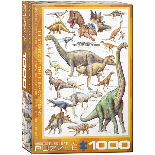 Eurographics Casse-Tête Dinosaures Du Jurassique - 1000 Pièces