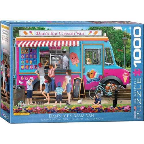 Puzzle Eurographics Van De La Crème Glacée De Dan - Paul Normand - 1000 Pièces