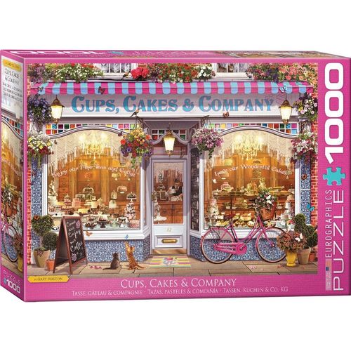 Puzzle Eurographics Tasses, Gâteaux & Compagnie - 1000 Pièces