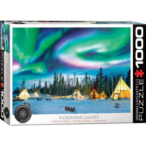 Puzzle Eurographics Aurores Boréales - Yellowknife - 1000 Pièces
