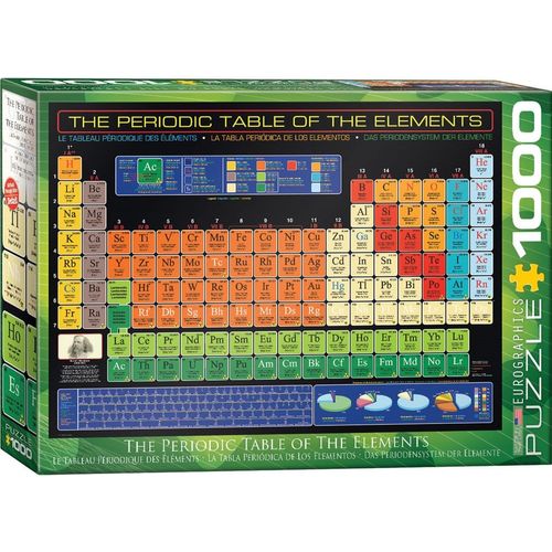 Puzzle Eurographics Le Tableau Périodique Des Éléments - 1000 Pièces