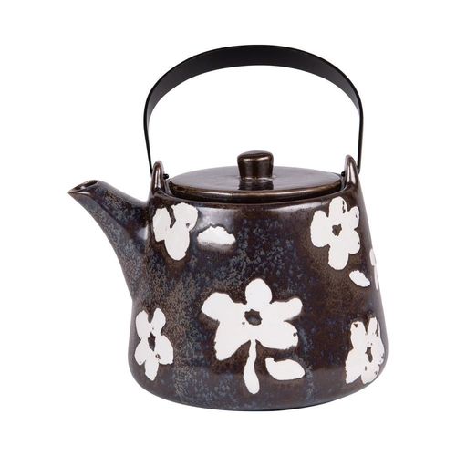 Théière Avec Filtre Sakura Noire 1l