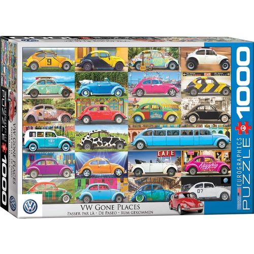Puzzle Eurographics Vw Gone Places - 1000 Pièces