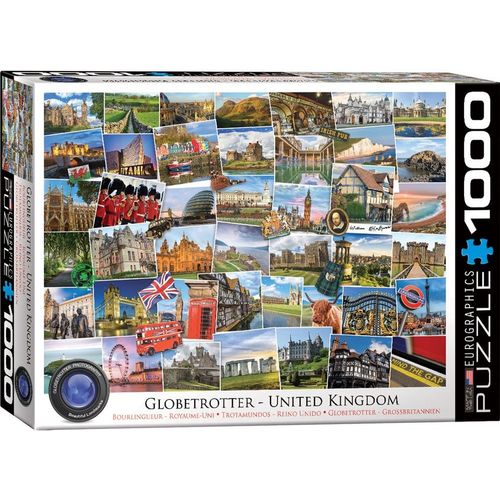 Eurographics Puzzle Royaume-Uni - Globetrotter - 1000 Pièces