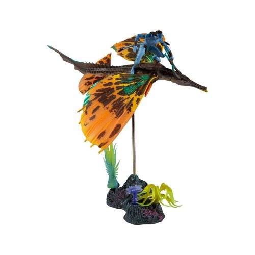 Avatar : La Voie De L'eau - Figurines Deluxe Large Jake Sully & Skimwing