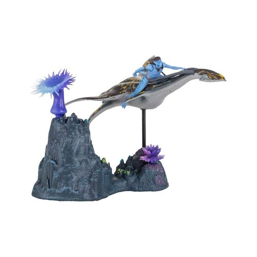 Avatar : La Voie De L'eau - Figurines Deluxe Medium Neteyam & Ilu