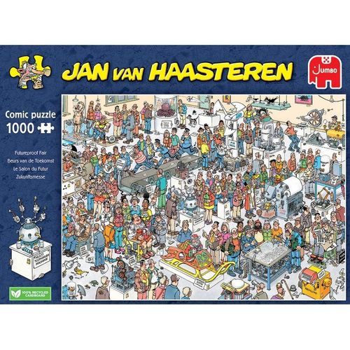 Puzzle Jumbo Jan Van Haasteren Bourse Du Futur - 1000 Pièces