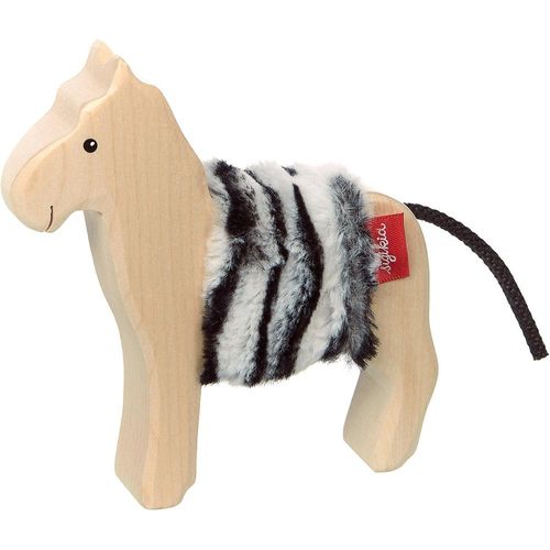 Sigikid Zèbre En Bois - 13 Cm