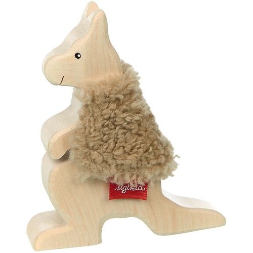 Sigikid Kangourou En Bois - 12 Cm