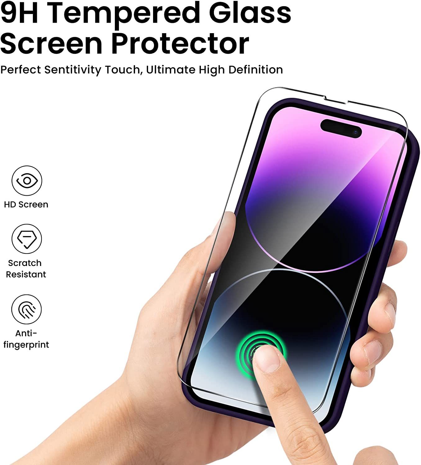 Coque Iphone 14 Pro,Coque Silicone Liquide Pour Iphone 14 Pr... - 6