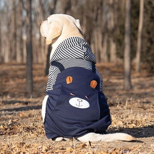 Sweats À Capuche Chauds Pour Animaux De Compagnie,Vêtements Pour Chiens Moyens Et Grands,Manteau D'hiver Pour Golden Retriever,Samoyède,Labrador,Costume Pour Chien De Compagn - Type Blue Totoro-4xl