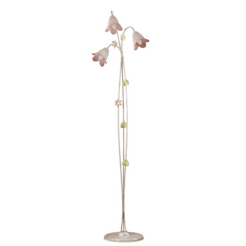 Onli D'oro Lampadaire À Bras Multiples, Abat-Jour En Verre, 3x E14